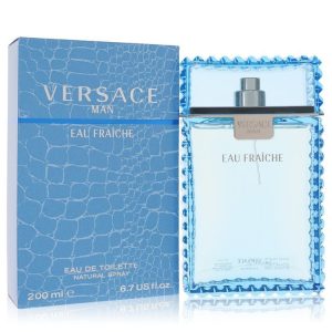 Versace Man by Versace Eau Fraiche Eau De Toilette Spray (Blue) - Image 1