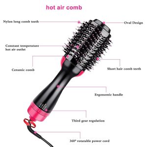 3-in-1 Hair Dryer Styler & Volumizer Brush - Salon-quality results in one tool! - Image 6