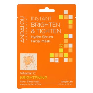 Andalou Naturals Instant Brighten & Tighten Facial Mask - Vitamin C - Case Of 6 - 0.6 Fl Oz - Image 1